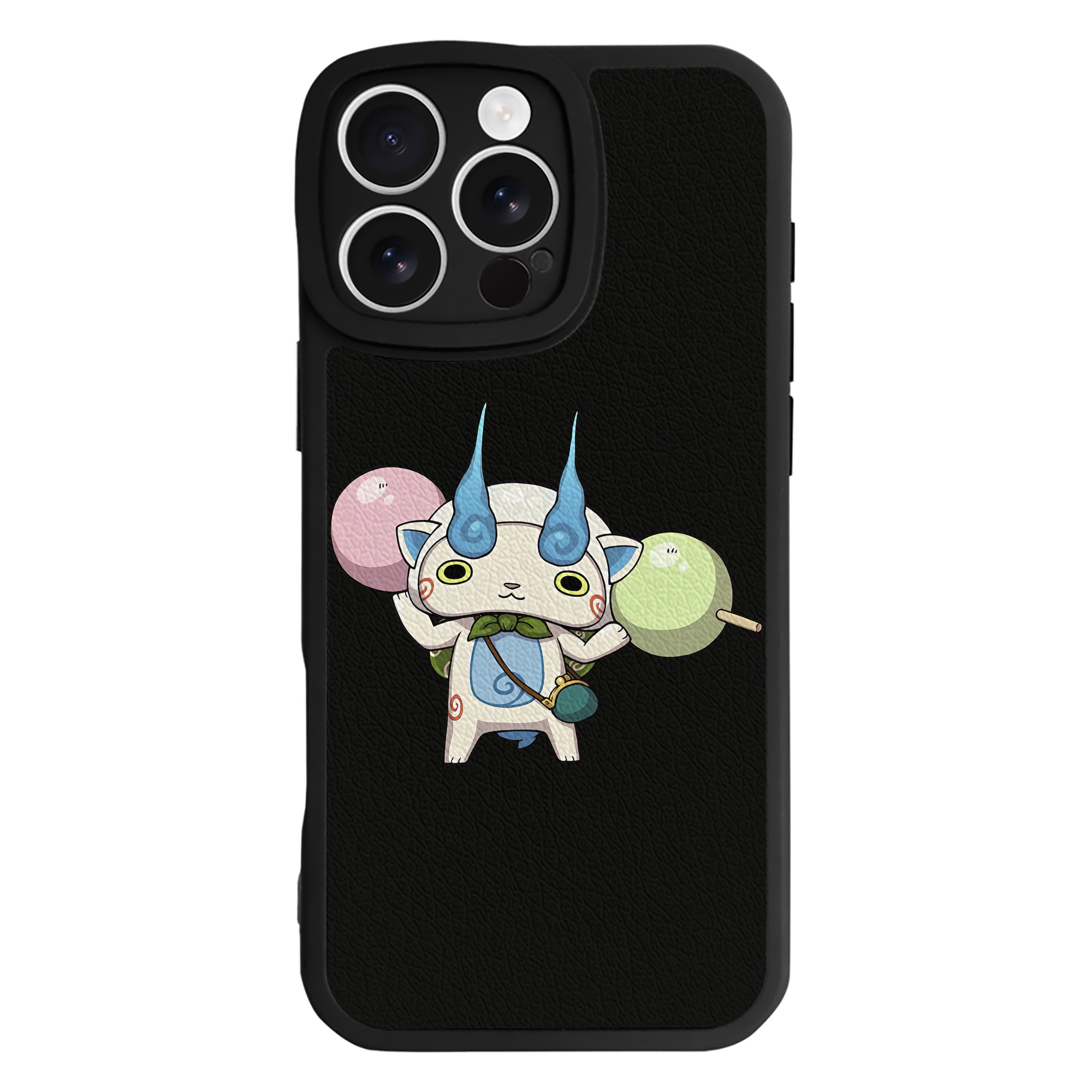 （画像用） 妖怪ウォッチ Yo-kai Watch 【iPhone 16シリーズ対応】シリコンスマホケース（レザー調） 材質：シリコン